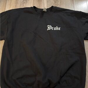 Drake Black Crewneck Sweater